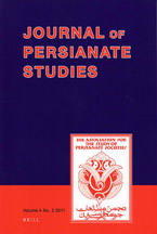 Journal of Persianate Studies, Volume 4, No. 2