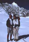 1994 John Mock and Kimberley O'Neil on Darkot An (4650m), Ghizar, Northern Pakistan